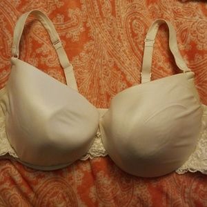 Bra with Lace band.   Padded cups